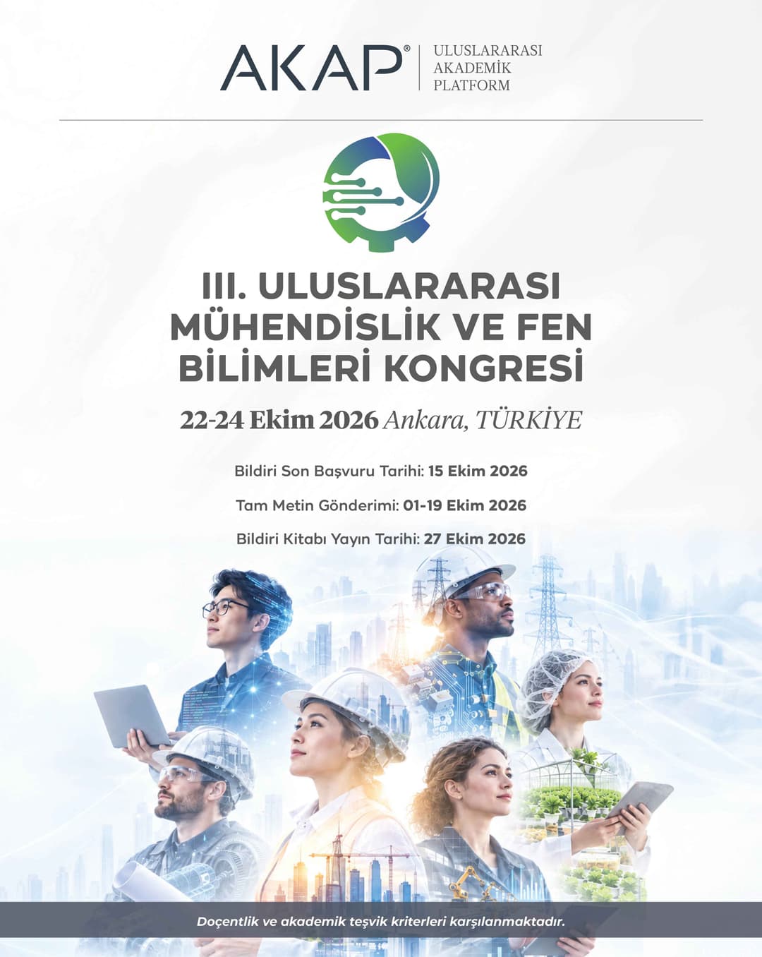 III. Uluslararası Mühendislik ve Fen Bilimleri Kongresi | Ankara 2026