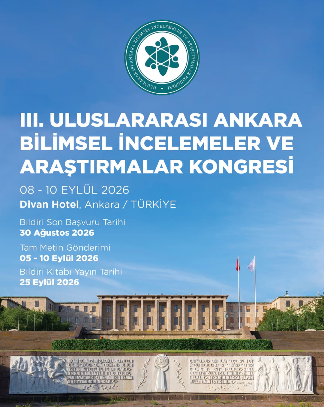 III. Uluslararası Ankara Bilimsel İncelemeler ve Araştırmalar Kongresi