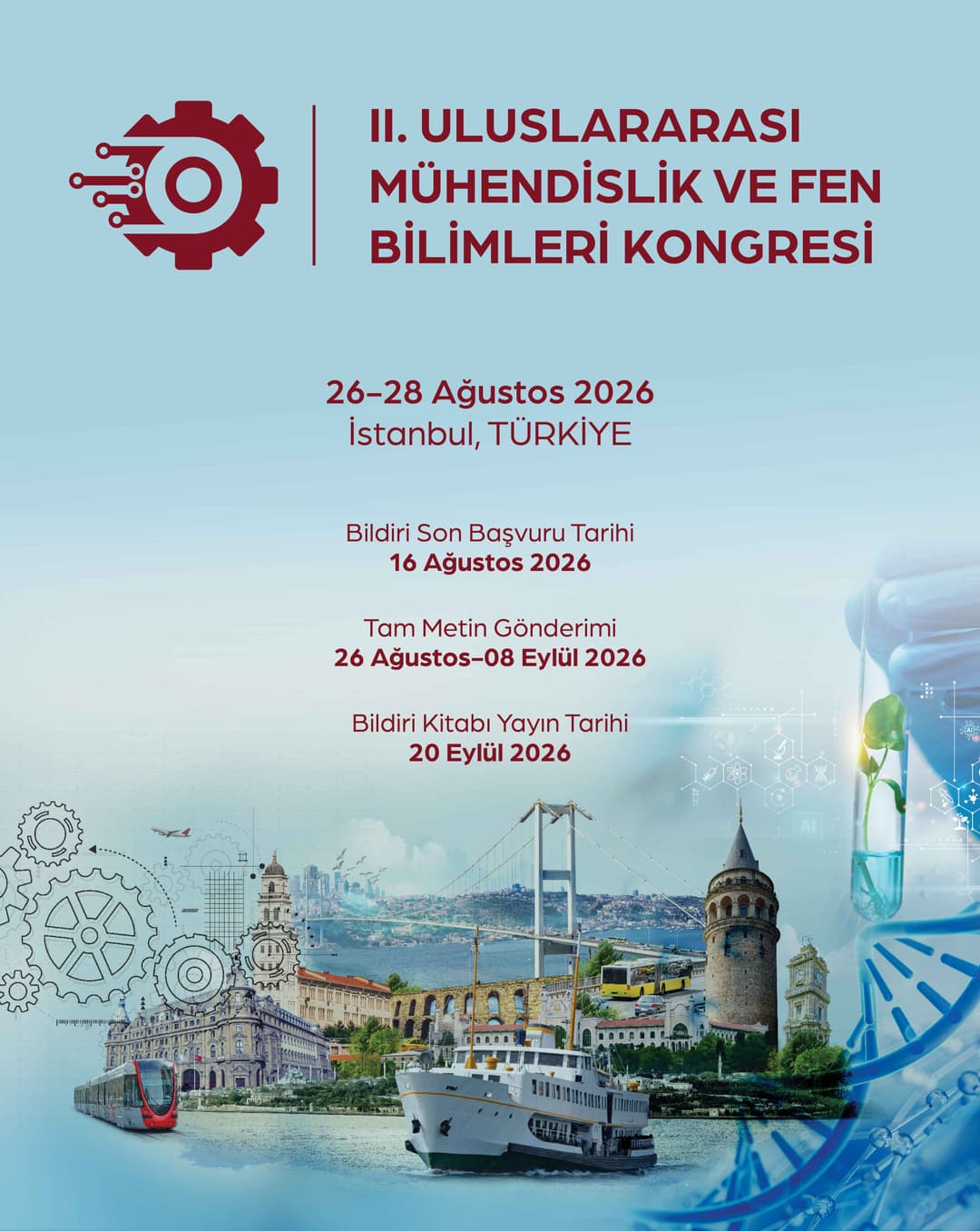 II. Uluslararası Mühendislik ve Fen Bilimleri Kongresi | İstanbul 2026